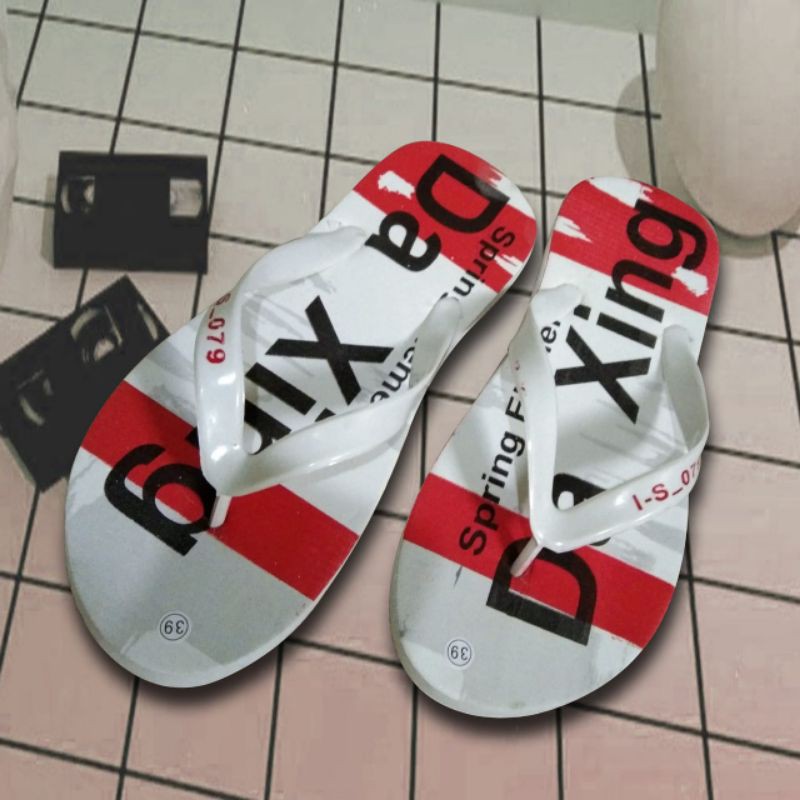 SANDAL JEPIT PRIA DISTRO MOTIF DA-XING