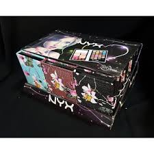 EYESHADOW DOMPET NYX CASE BUNGA 32 COLOUR BAHAN KULIT