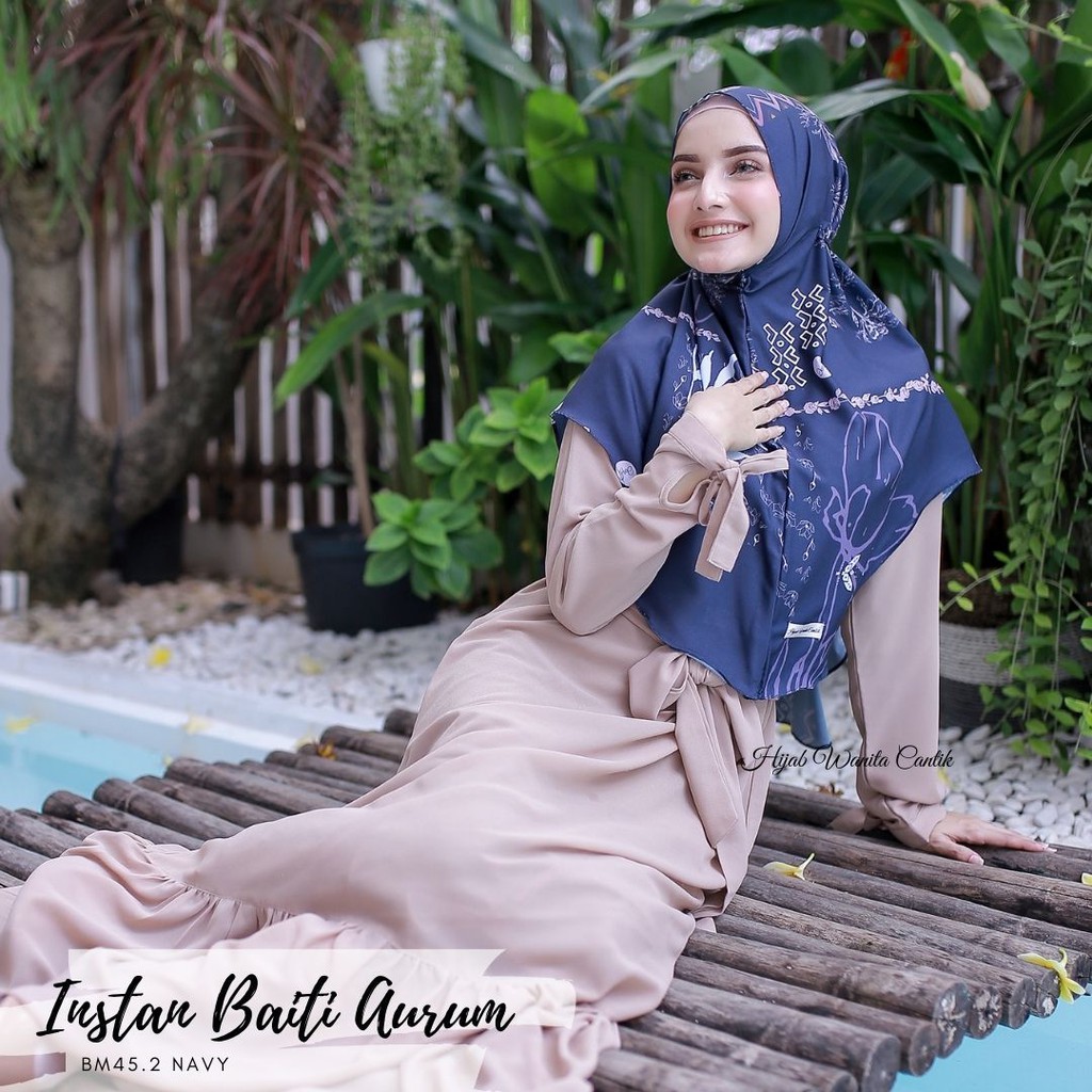 Hijabwanitacantik - Instan Baiti Aurum | Hijab Instan | Jilbab Instan-2