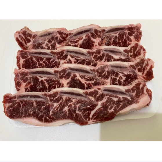 

Daging Sapi US Shortribs Choice Beef Kalbi Galbi Marbling 4+ Cut 1cm