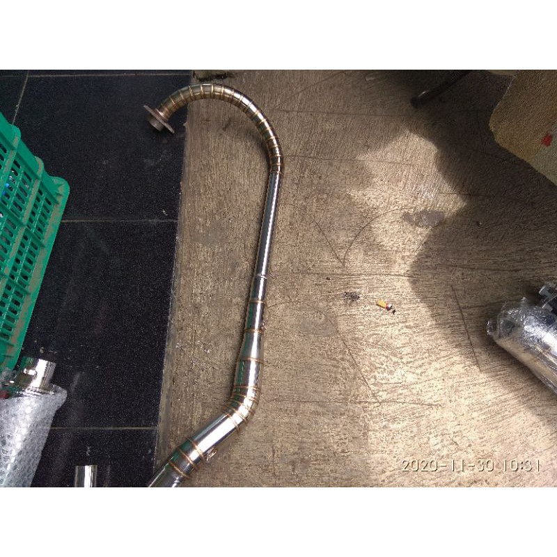 leher knalpot racing C vixion , tiger , megapro , fu dll