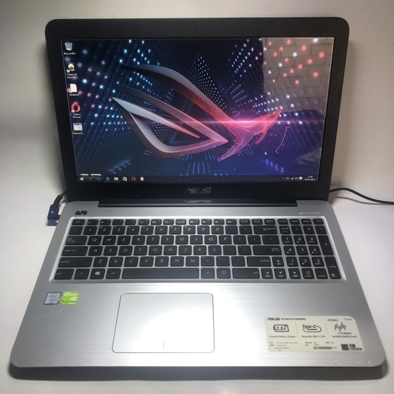 Laptop Gaming Render - Asus X556UQ - Core i5 gen 6 - Nvidia 940MX - Ram 8/256Gb