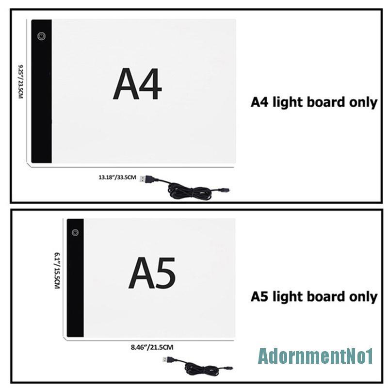 [AdornmentNo1]A4/A5 LED Light Board Diamond Painting Tools Kits 28/56 Grids Drill Storage Box