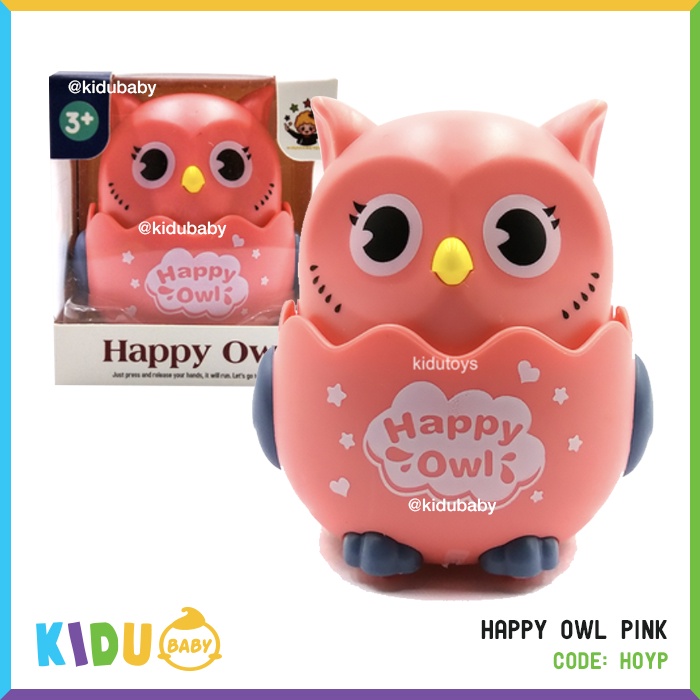 Mainan Anak Burung Hantu Berjalan Happy Owl Kidu Baby