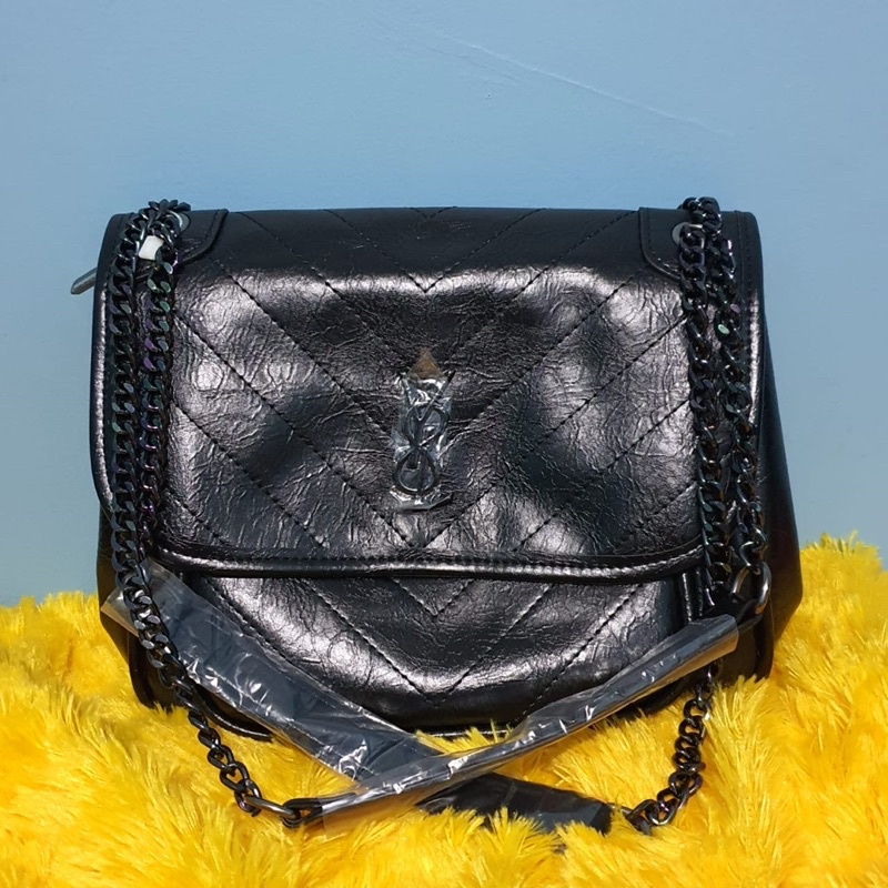 Tas YSL Hitam Rantai PL