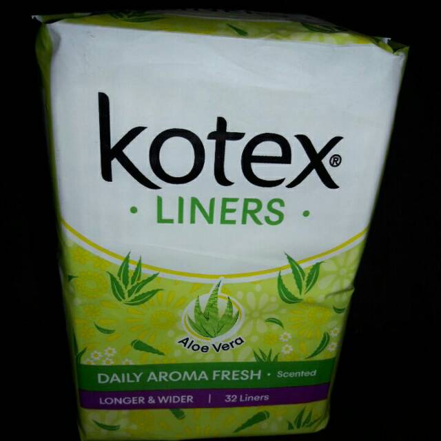 KOTEX LINERS ALOE VERA