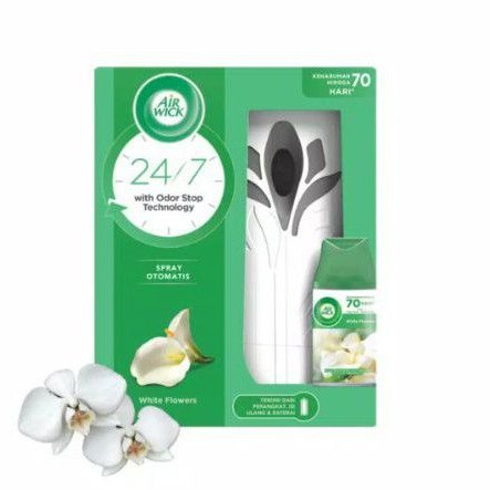 AIR WICK FRESHMATIC COMPLET WHITE FLOWERS 250ML