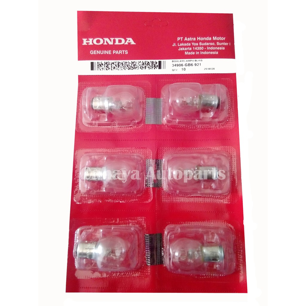 Bohlam Belakang Bulb Taillight 34906-GB6-921