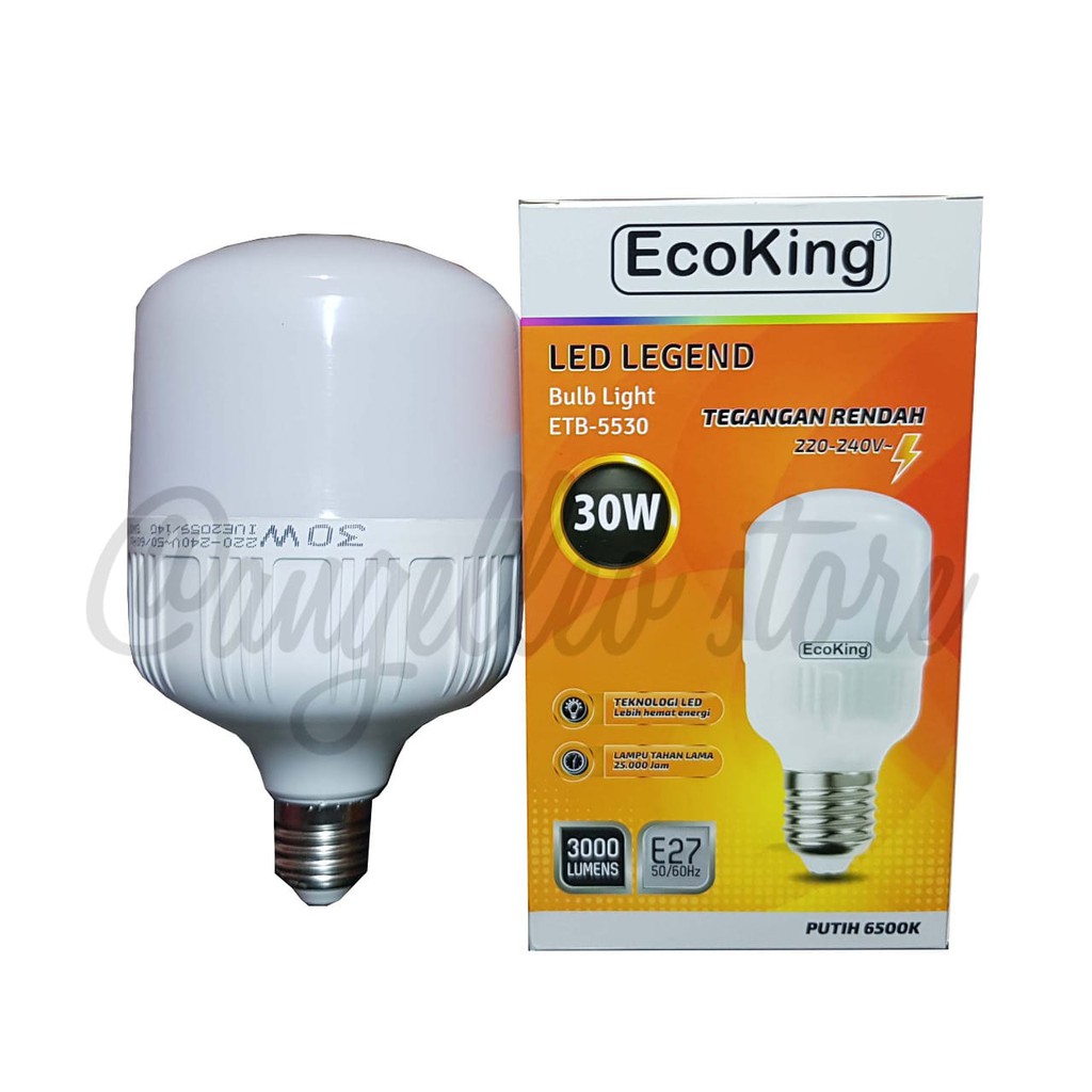 Lampu LED EcoKing JUMBO/CAPSUL ~ 30 Watt ( Satuan )