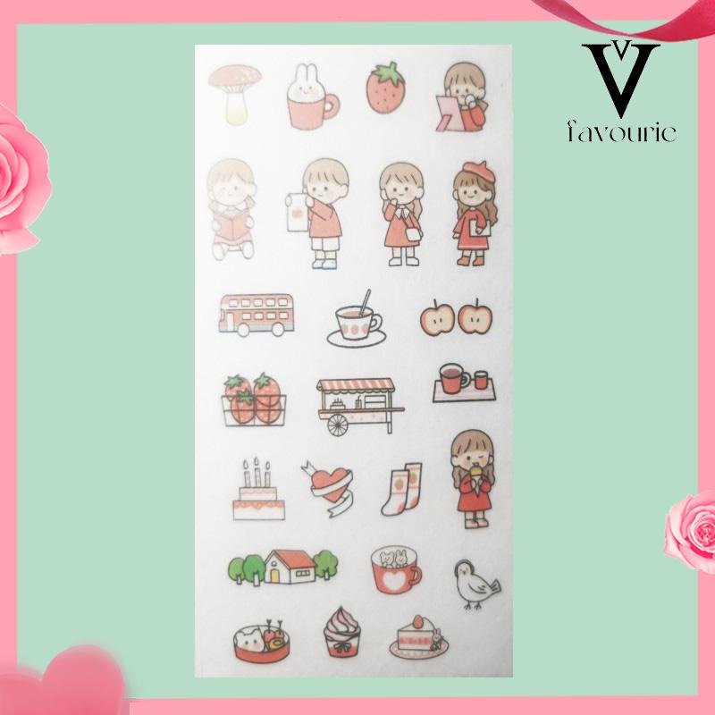 [COD]Stiker Motif Emoji Untuk Dekorasi Handphone / Diary DIY-FA