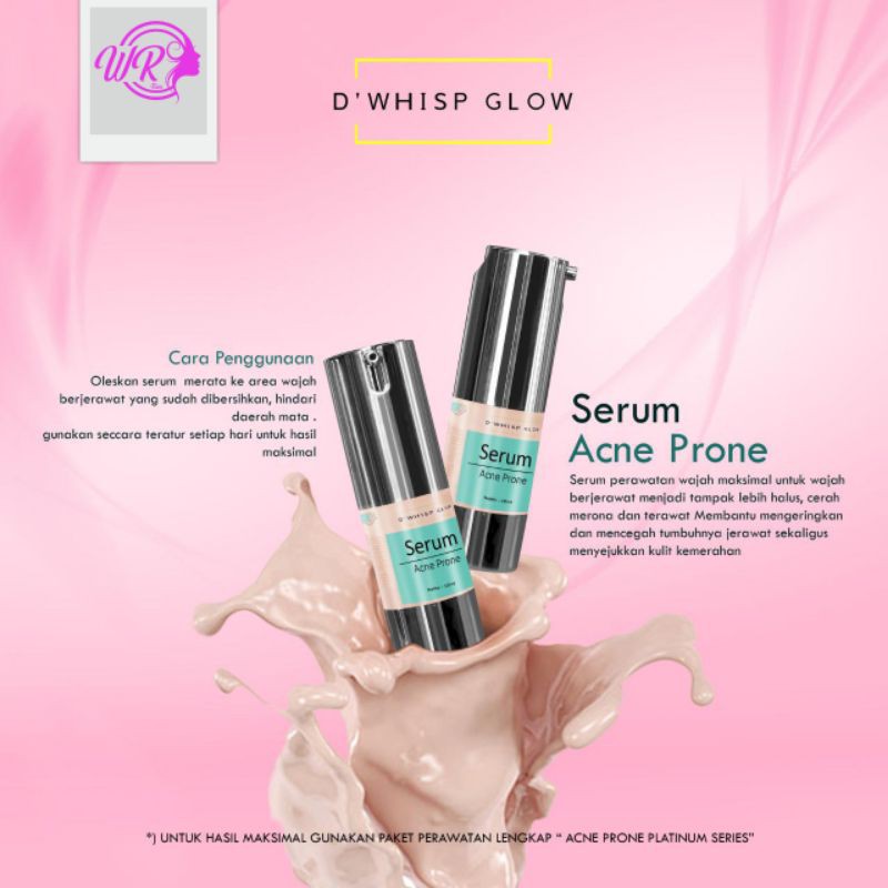 ELEORA D'WHIPS GLOW SERUM ACNE PRONE (AMPUH MENGATASI JERAWAT )