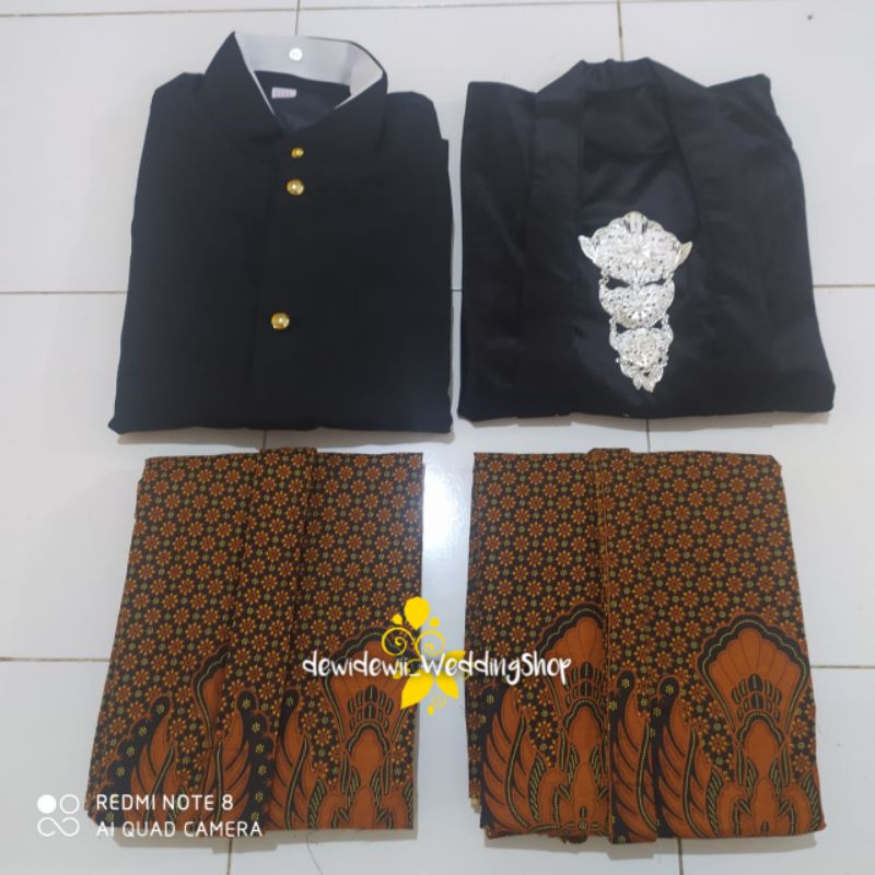 Baju Couple Adat Jawa - Baju Prewed, Motif truntum - Jogja