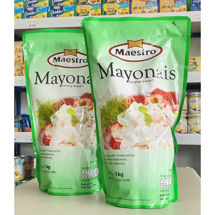 

Maestro Mayonaise 1Kg / Maestro Mayo Plain 1Kg / Maestro Light Mayonaise 1Kg