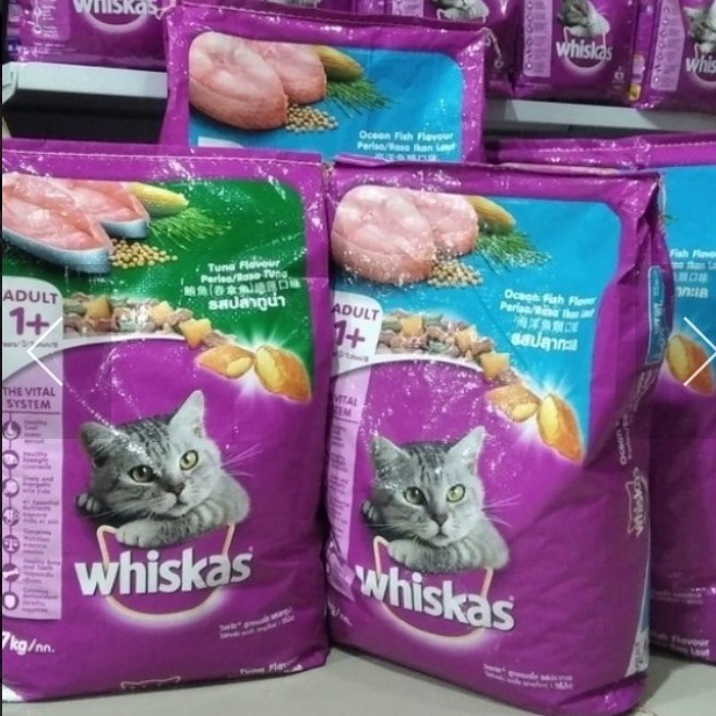 Whiskas 1kg repack makanan kucing dewasa