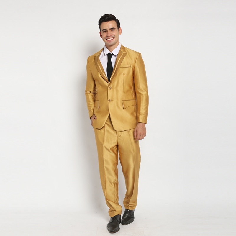 WEDDING SUIT SETELAN JAS CELANA PRIA PENGANTIN SEMI WOOL