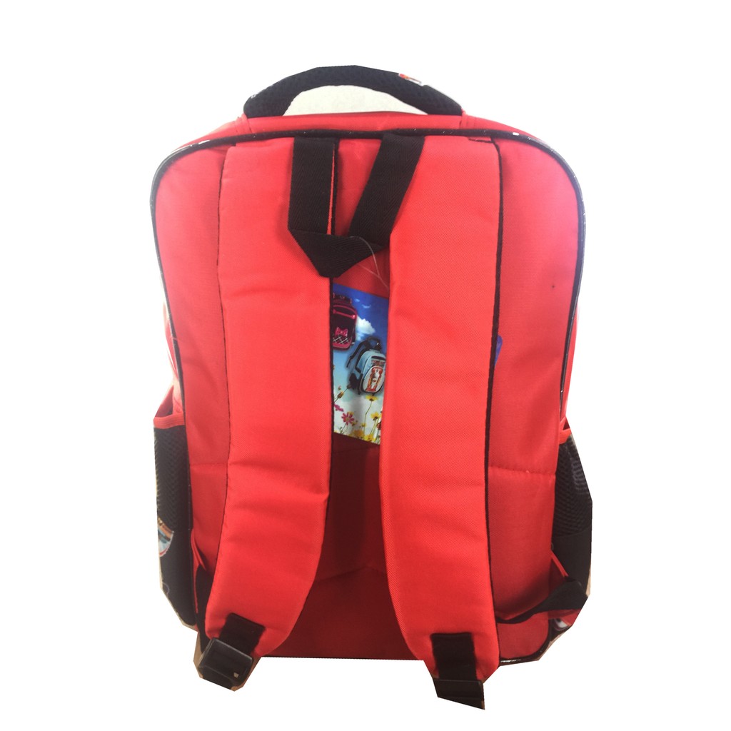 Tas Ransel Sekolah Anak SD 5 Dimensi Gambar Rubah Rubah Cars Lightning McQueen 3 Kantung IMPORT S