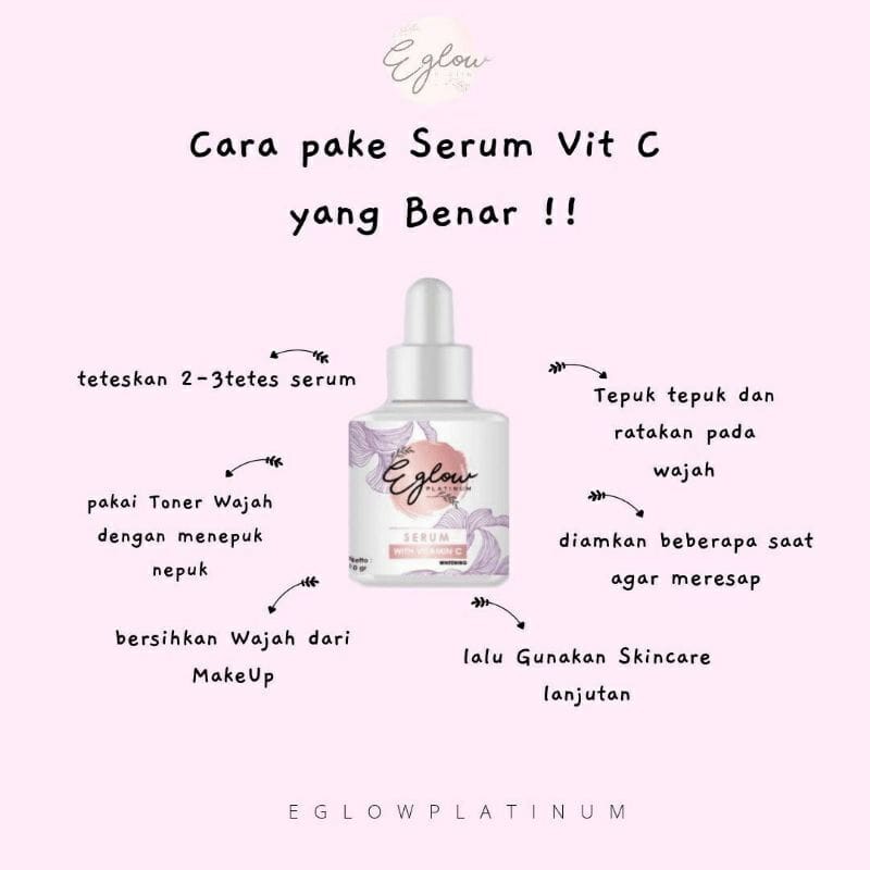 EGLOW PLATINUM Serum Vit C/SERUM GLOWING