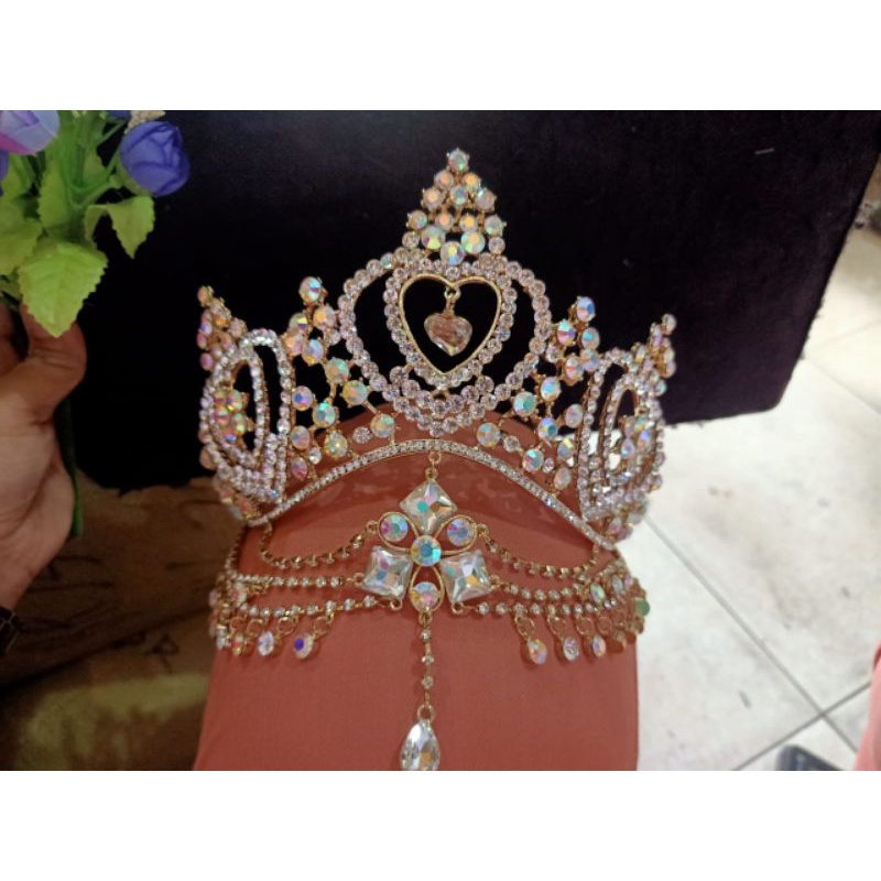 MAHKOTA PENGANTIN  BERJURAI  FUL MATA DASAR GOL