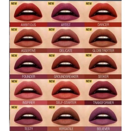 Maybelline Superstay Matte Ink Liquid Matte Lipstick Make Up ( Tahan Lama Hingga 24 Jam )