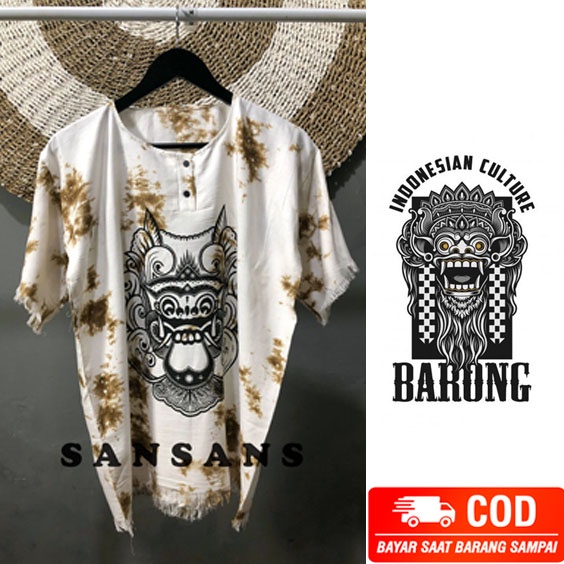 ORIGINAL BAJU BARONG BALI PRIA DAN WANITA BAHAN RAYON PREMIUM