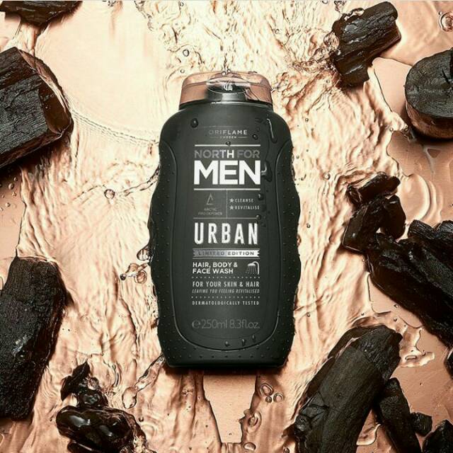 Hair, body and face wash for men from oriflame