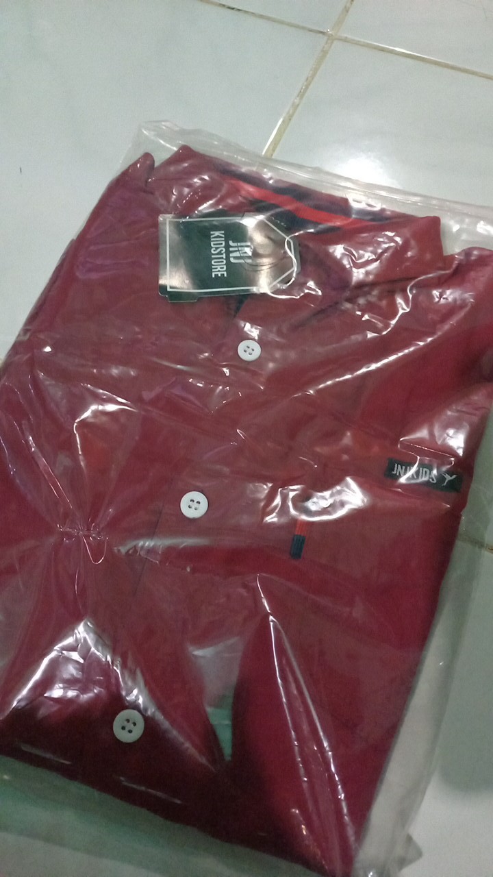 Jnjkids Store Kemeja Panjang Anak Polos