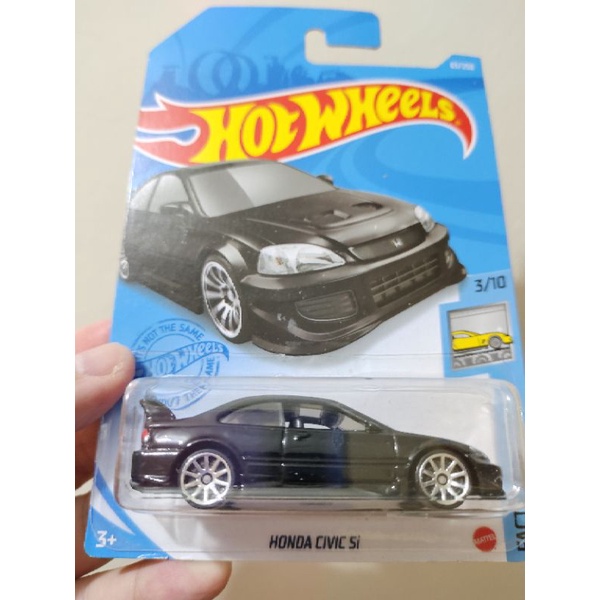 HOTWHEELS HONDA CIVIC SI BLACK LOT 2021