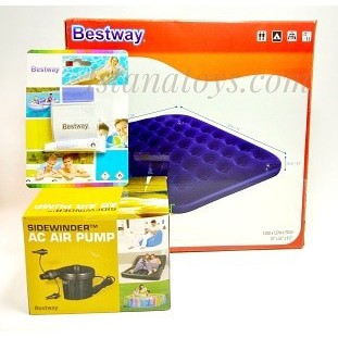 Kasur Angin BEstway Double Pompa Listrik Bestway Lem Bestway mainan kado ultah anak perempuan laki