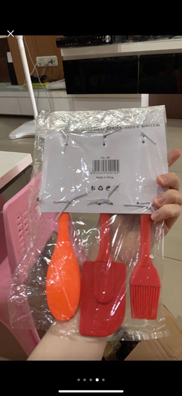 Kuas Spatula Sendok Soled Solet Silikon Setcp