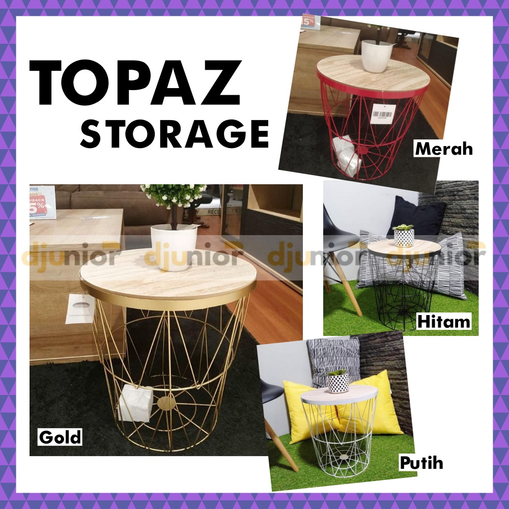 TOPAZ TOBY TIERRA MEJA TAMU INFORMA PROMO