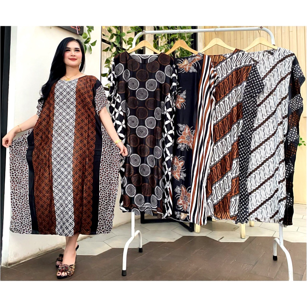 BATIK WANITA DASTER LOWO KELELAWAR RAYON JUMBO MURAH BIG SIZE XXL ( BATANGAN MONOCROM SELLA RISTY SHONA MBOKE ) KEKINIAN BUMIL SERUT DEPAN MURAH ADEM-DJ LOWO PARANG