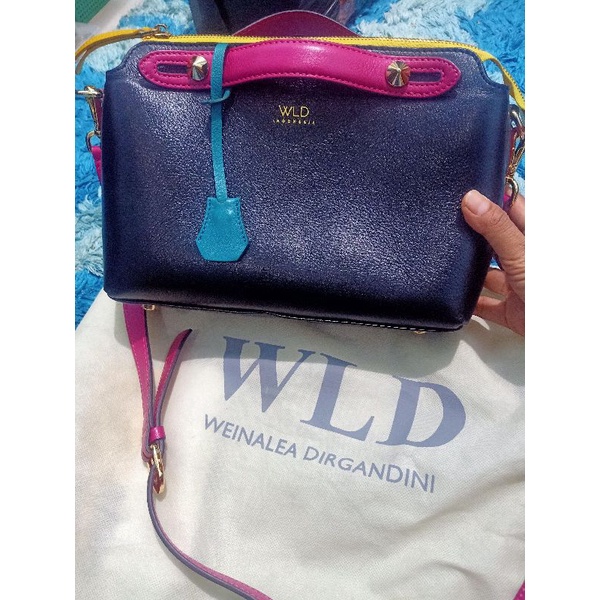 Tas Kulit Sapi Asli preloved Merk WLD