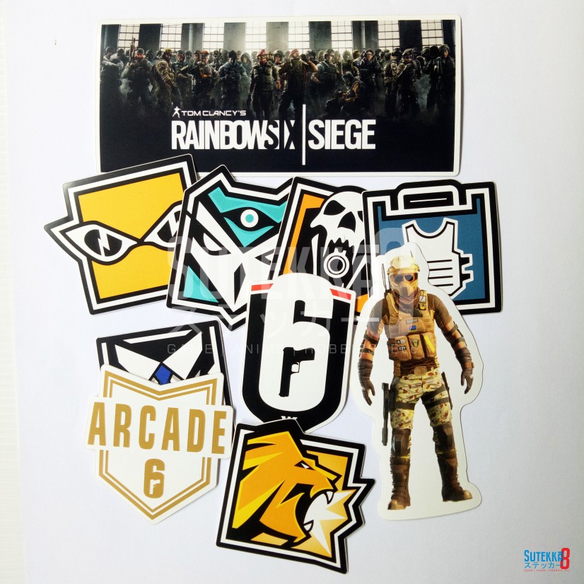 

STICKER RAINBOWSIX SERIES 02 [10pcs]