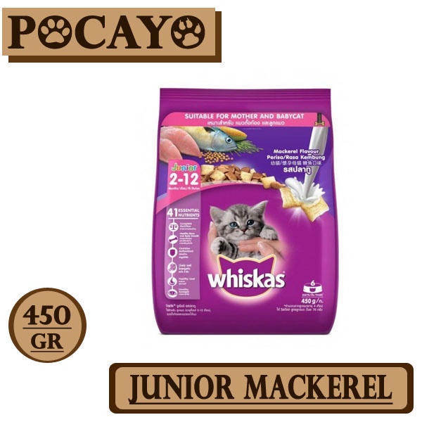 Whiskas Junior Makarel 450gr