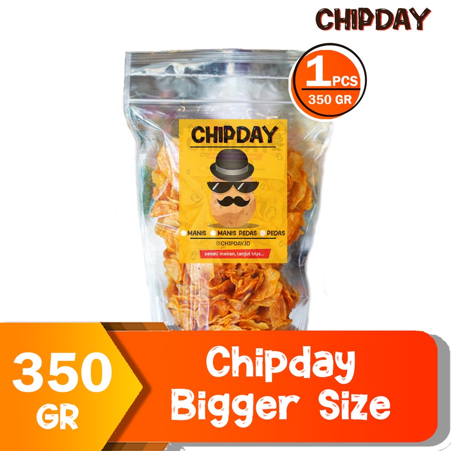 

Chipday bigger size keripik kentang - Manis