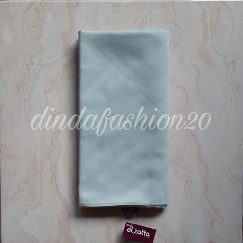 Elzatta Keisha Sadia Jilbab Kerudung Segiempat Polos Bahan Polycotton size 110x110cm-833