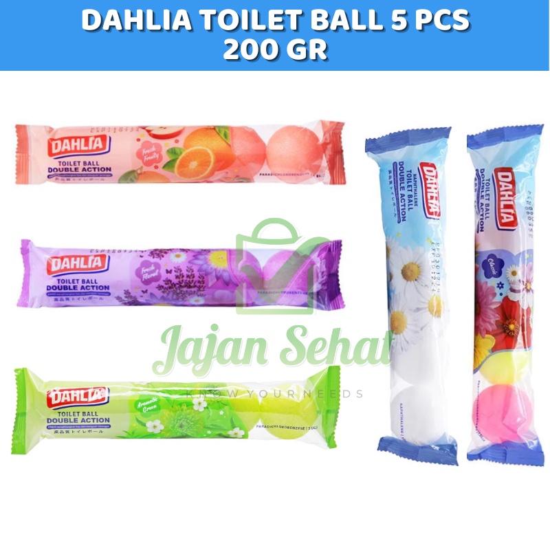 Dahlia Toilet Ball 5 Pcs - 200gr