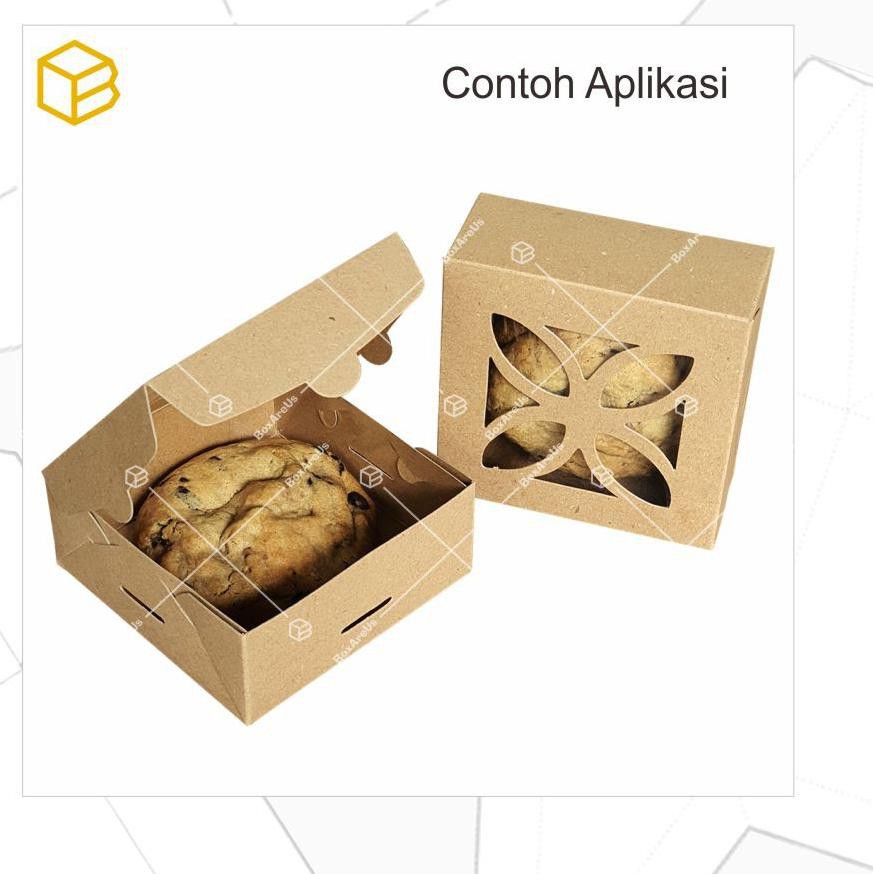 

U28F Box Cookies, Packaging Kue Kering, Dus Kotak Roti Pay, Dus Makanan | CB 88A