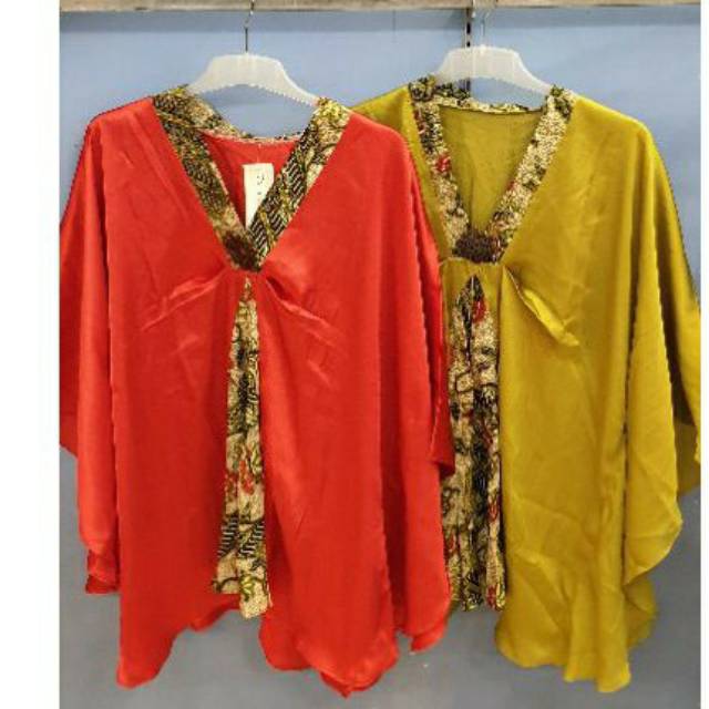 Blus Satin Batik