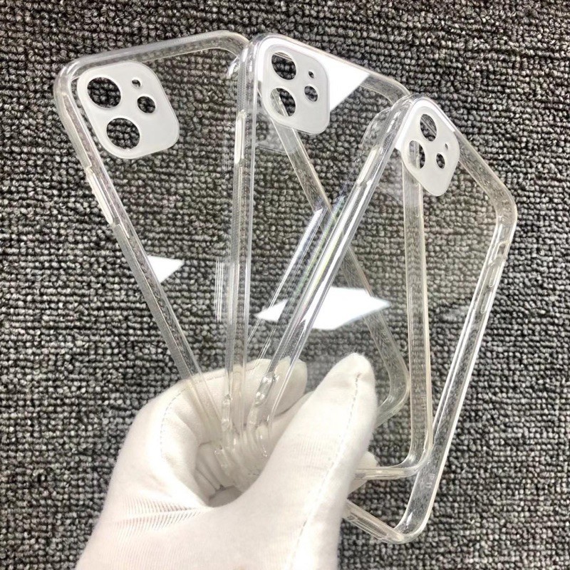 Clear case Iphone Xs max | Silikon Polos | Hard case | Camera protection | Pelindung kamera