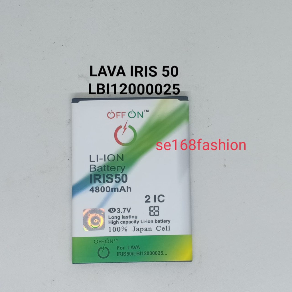 Baterai LAVA IRIS 50 LBI12000025 DoublePower Batre Batere Battery