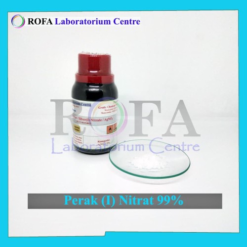 Perak Nitrat / Silver Nitrate / Perak (I) Nitrat / AgNo3 99% 1 Gram Min Order 5