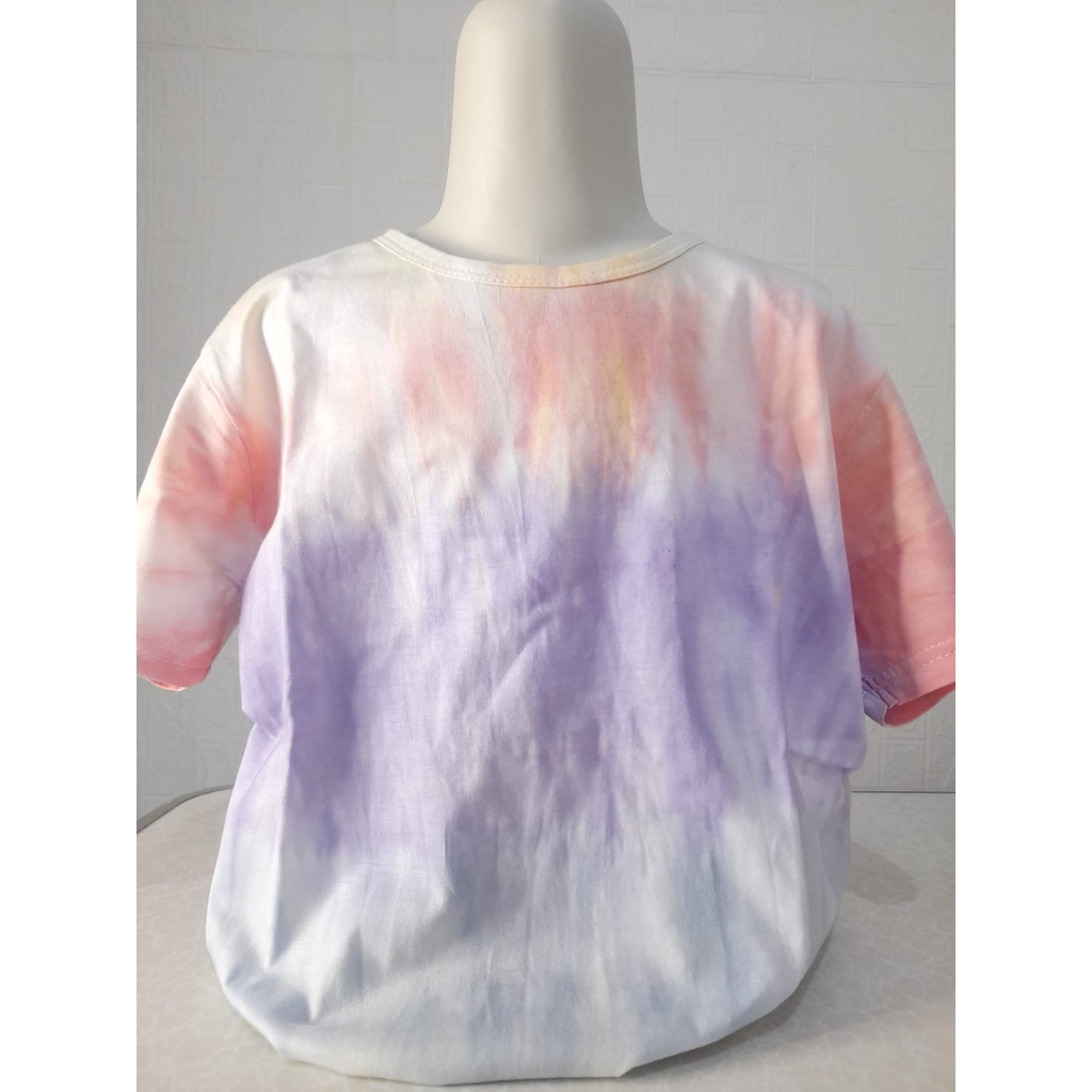 Atasan Baju Anak Perempuan Kaos Anak Cewek Motif Tie Dye / Kaos Anak Tie Dye / Baju Anak Tie Dye / Tshirt Tie Dye / Tumbkr Tee Kids Tie Die