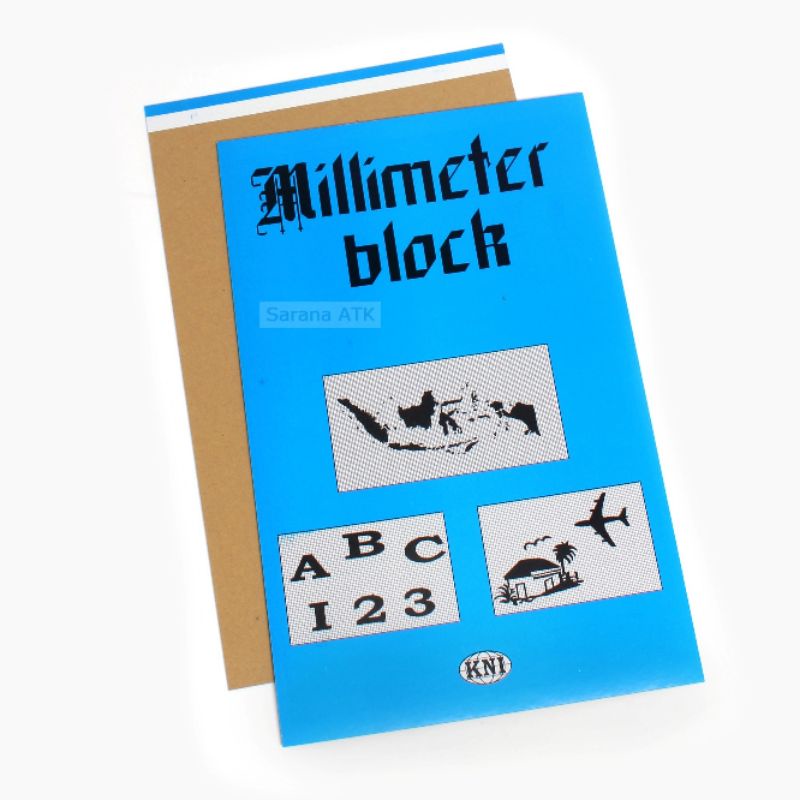 KNI milimeter block kertas desaign milimeter block