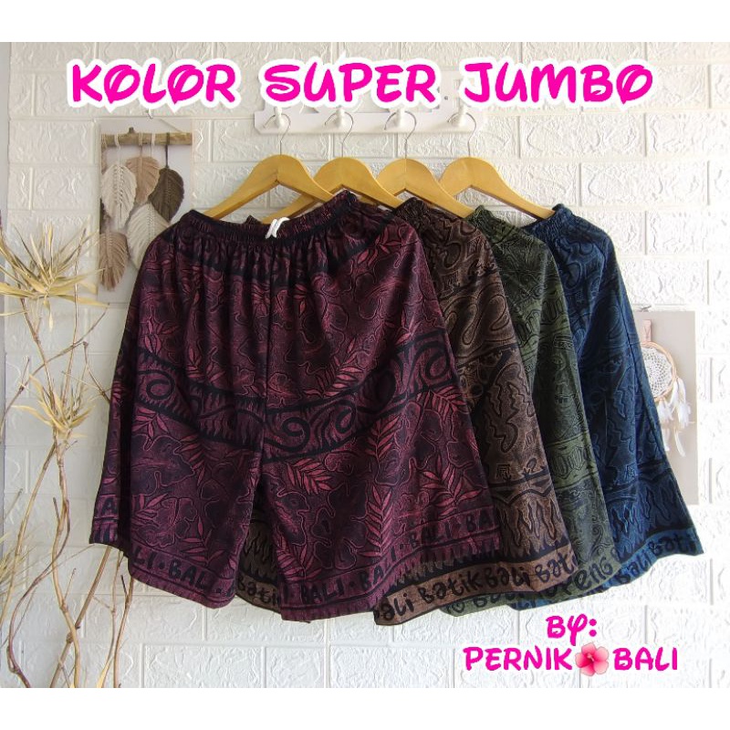 JUMBO Celana Kolor Pria motif Etnik PernikBali