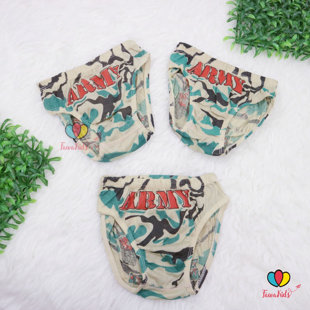 Celana Dalam ABRI 5-6 Tahun  / CD Anak Cowok Underwear Kids Cowo Celana Murah Underwear