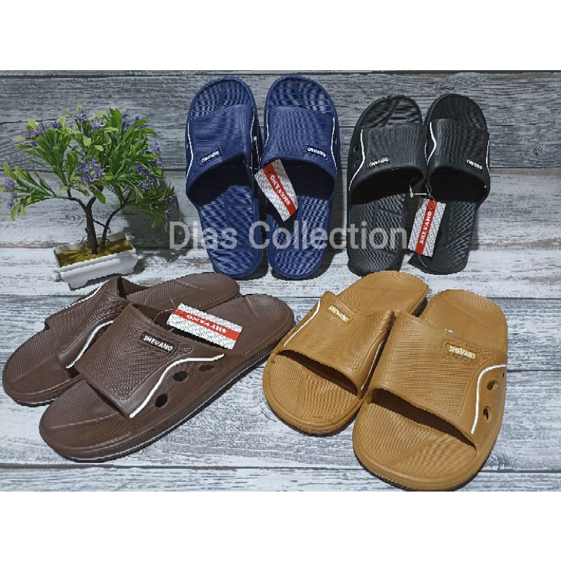 Sandal Pria dewasa Slop Shevano murah model terbaru