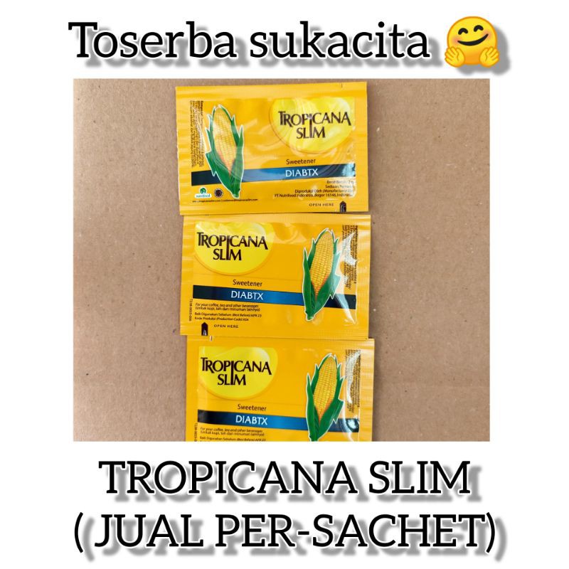 

TROPICANA SLIM DIABTX (JUAL PER-SACHET)