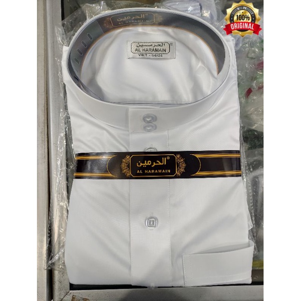 GAMIS JUBAH IMPORT AL HARAMAIN PUTIH / GAMIS HARAMAIN PUTIH