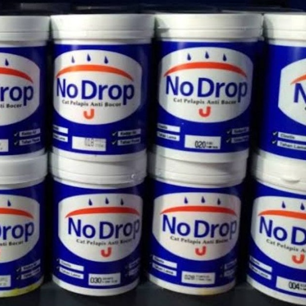 Cat pelapis anti bocor No drop waterproof abu tua 1kg